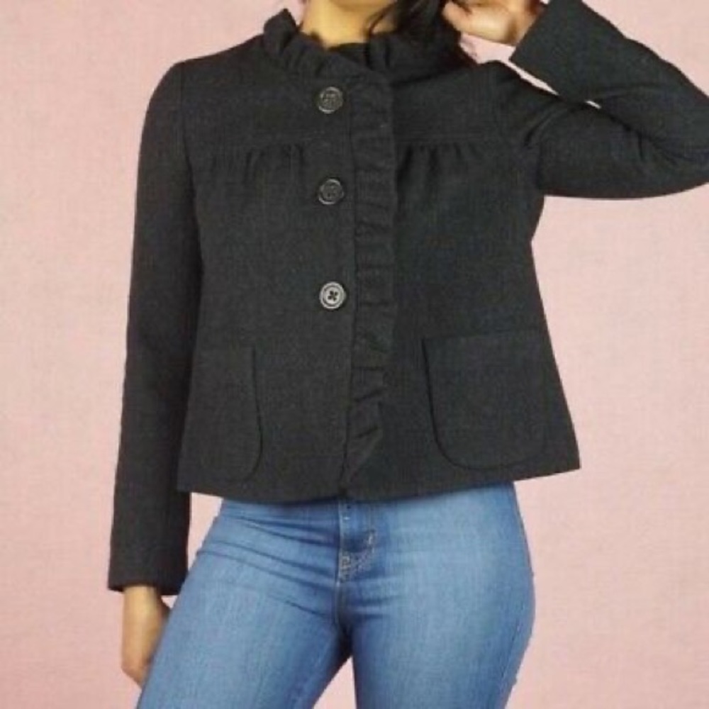 J Crew Luxe Donegal Fiona Wool Coat Jacket
